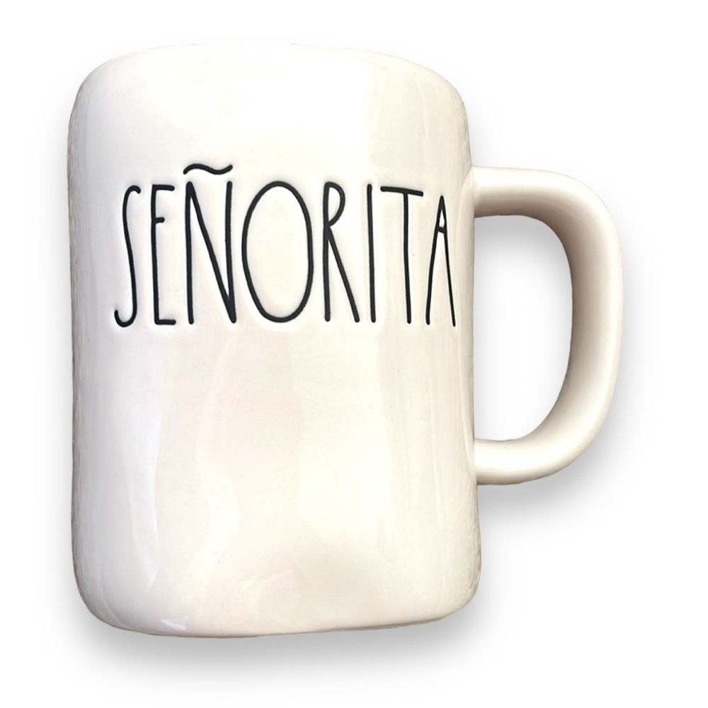 New RAE DUNN senorita mug coffee tea cup español Spanish